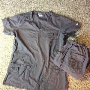Grey scrub set